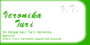 veronika turi business card